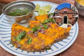 We tried the tacos, the quesadillas, and a Mexican take on “ovos rotos”: La Ruda also has a spicy sauce that challenges even the bravest