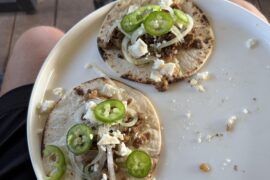 Carne picada tacos