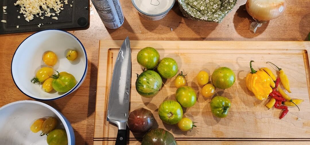Salsa from the Deck Garden!