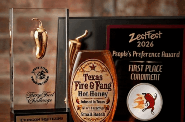 Took home a Golden Chili and 1st Place People's Preference at ZestFest for my hot honey! Still on cloud nine.