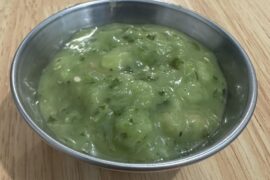Salsa de Aguacate con Habanero: my Heat Warning Weather Salsa