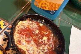 Northeast Texas Tradition still going strong. Squeeze butter in Salsa. "to cut the heat" or "they just like it". Via CBS19's Reagan Roy.  Best I could trace back is Albert's Mexican Village in Kilgore.