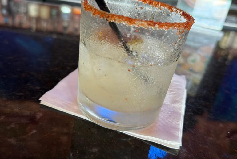 Casa Dragones with ghost pepper tajin