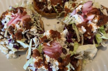 Sopes de Chorizo