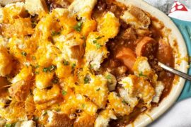 Superabundant recipe: A cozy chili dog casserole that stretches your dollar while lifting your mood