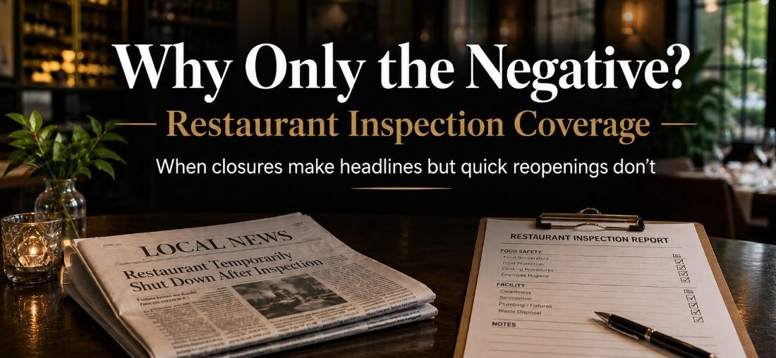 When One Restaurant Is Temporarily Closed, Does the Headline Tell the Whole Story?
