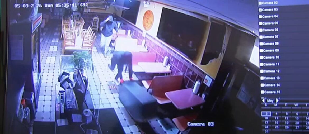 Chicago crime: Burglars steal ATM from Taqueria San Jose Mexican restaurant on South Halsted Street in Bridgeport, video shows