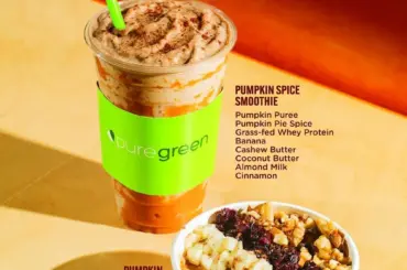 Spiced Pumpkin Oatmeal Bowls: Pure Green's Pumpkin Spice Oatmeal Bowl is Coming This Fall