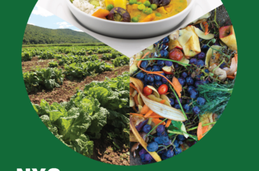 Green cover of NYC Food and Climate Strategy