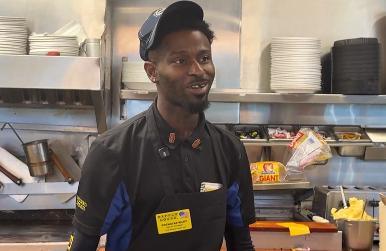 Georgia Waffle House cook hopes viral rap lands on restaurant jukeboxes