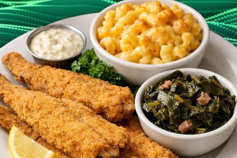 5 Restaurant Chains With the Best Fried Fish and Collard Greens, According to Diners