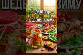 🌶️ Цей перець зробить з вас зіркою застілля — солодко-гострий шедевр на зиму #рецепт #перець