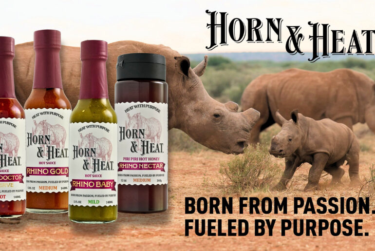 Horn & Heat Launches Chef-Crafted Hot Sauce Line Born in South Africa and Built Around Rhino Conservation