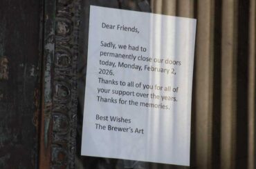 Mount Vernon shocked over Brewer's Art closure