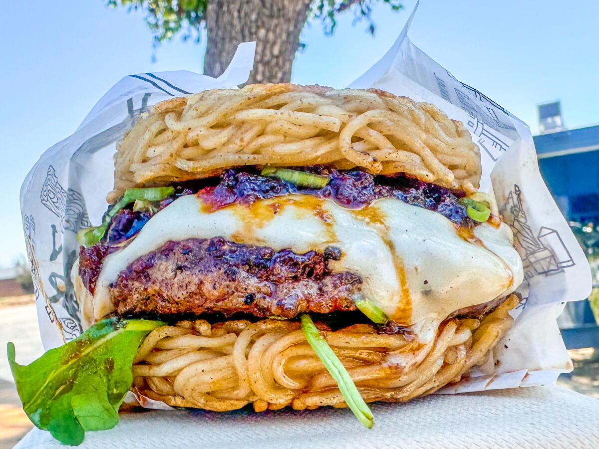 Keizo Shimamoto's famous Ramen Burger