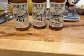 Just found Donner Party Hot Sauce - makes anything taste good!