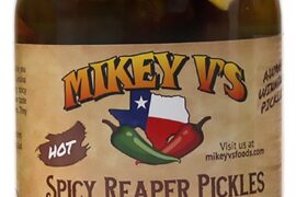 Bought a jar of Mikey V's Spicy Reaper Pickles. Very tasty. But a little too spicy. Any suggestions on something a bit less spicy?