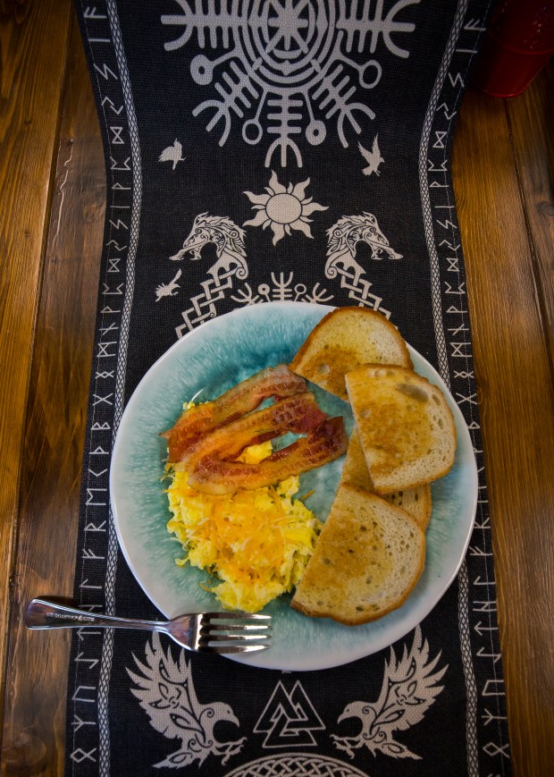 The Viking Quick March breakfast at the Viking Cafe on Independence Parkway in Chesapeake Wednesday, Feb.4,2026. (Bill Tiernan/For The Virginian-Pilot)