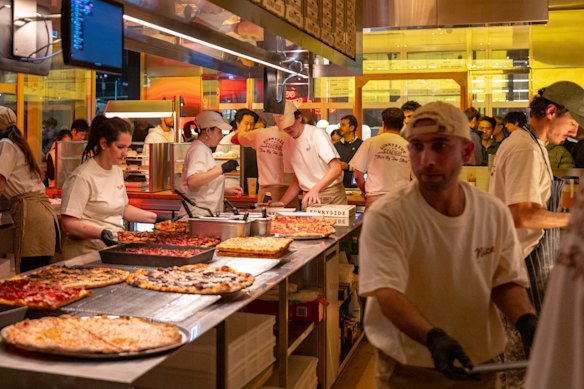 Sunnyside Sliced has opened a second, in-and-out location in Docklands.