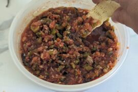 Batch of smoked/charred salsa