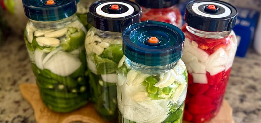 Fermented Habanero and Serrano hot sauce coming up!