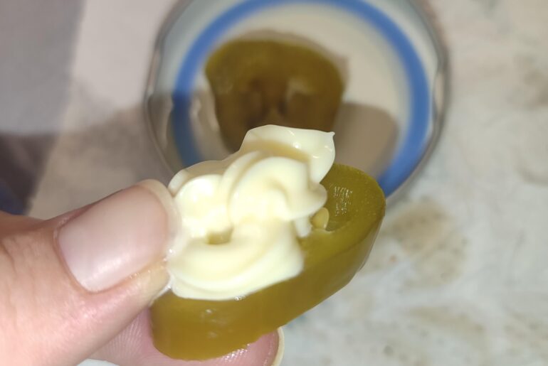 Jalapenos with majo