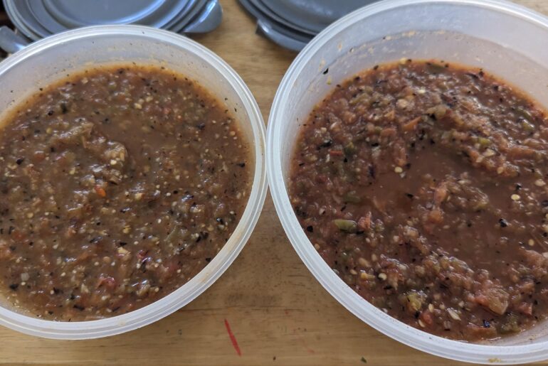 Smoked Tomato and Roma salsa