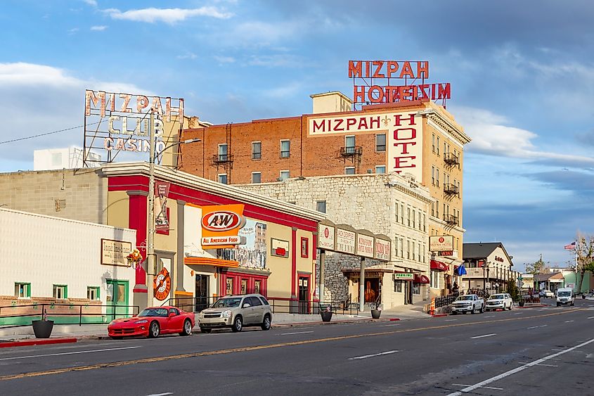 The historic mining town of Tonopah, Nevada.