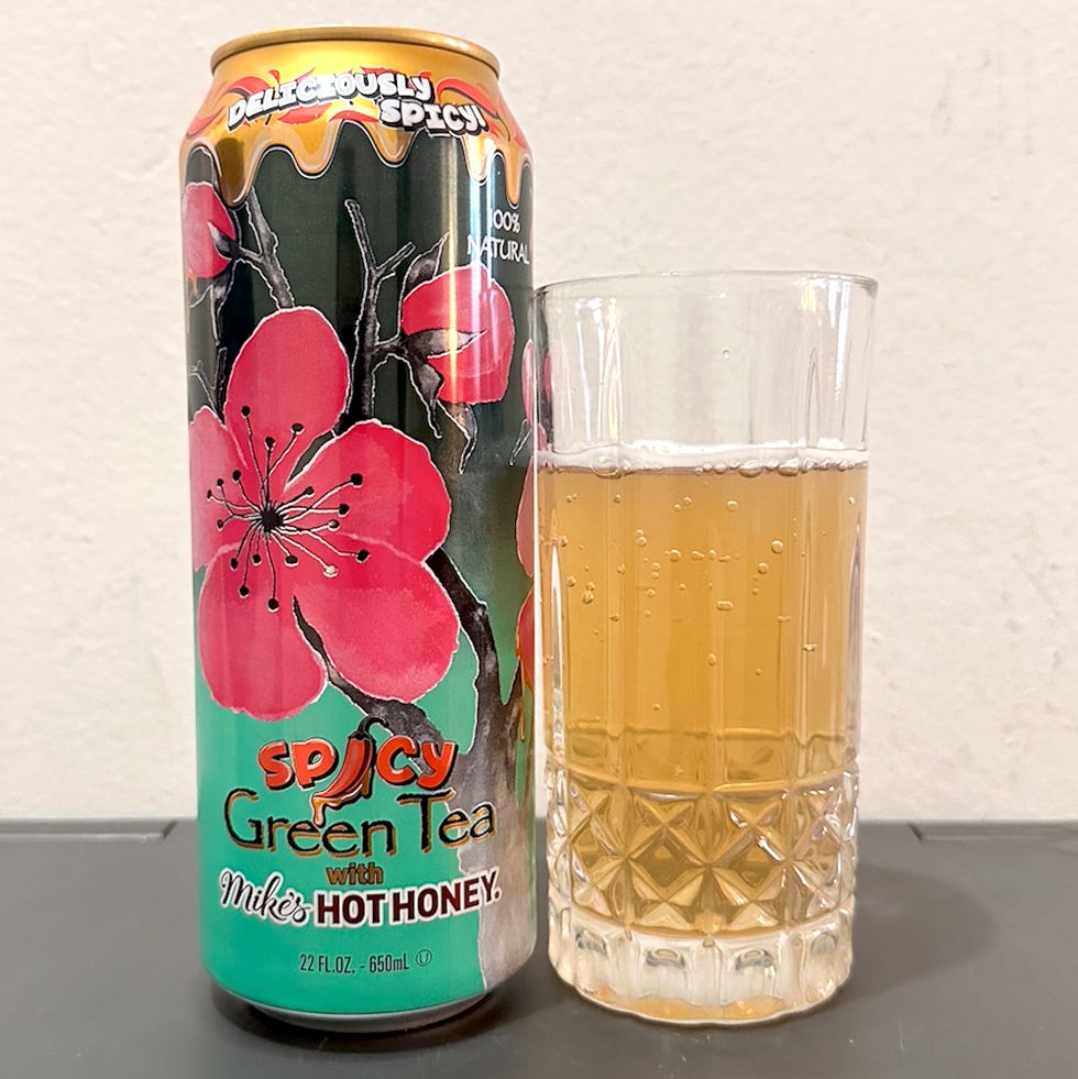 arizona green tea hot honey