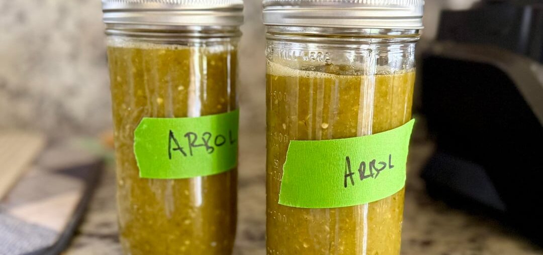 40 day fermented arbol hot sauce