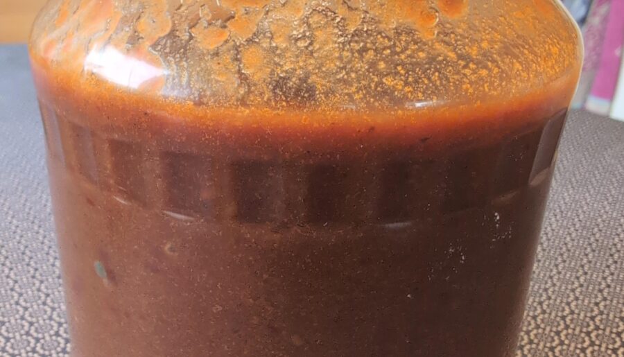 75 Carolina Reapers in a jar.