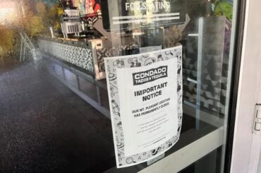Another Mexican restaurant in Mount Pleasant is shut down