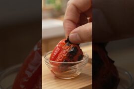 Doctor's Secret! How to Make Golden Roasted Vitamin E Red Bell Peppers #food #asmr #viral #cooking