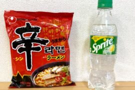 We try a viral Chinese TikTok recipe for spicy ramen using Sprite soda in the broth【SoraKitchen】