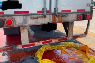 Semitruck spills 40,000 pounds of Frank’s Hot Sauce across highway during brutal heatwave