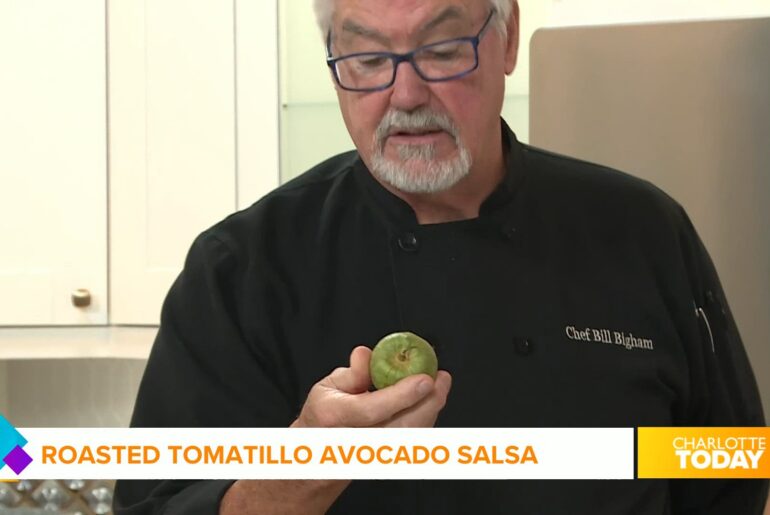 Chef Bill Bigham fires up flavor with Roasted Tomatillo Avocado Salsa