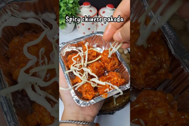 Spicy Street style Chinese pakoda recipe 😋❤️❤️...#shorts #reels #recipe #chinesepakoda#pakoda #viral