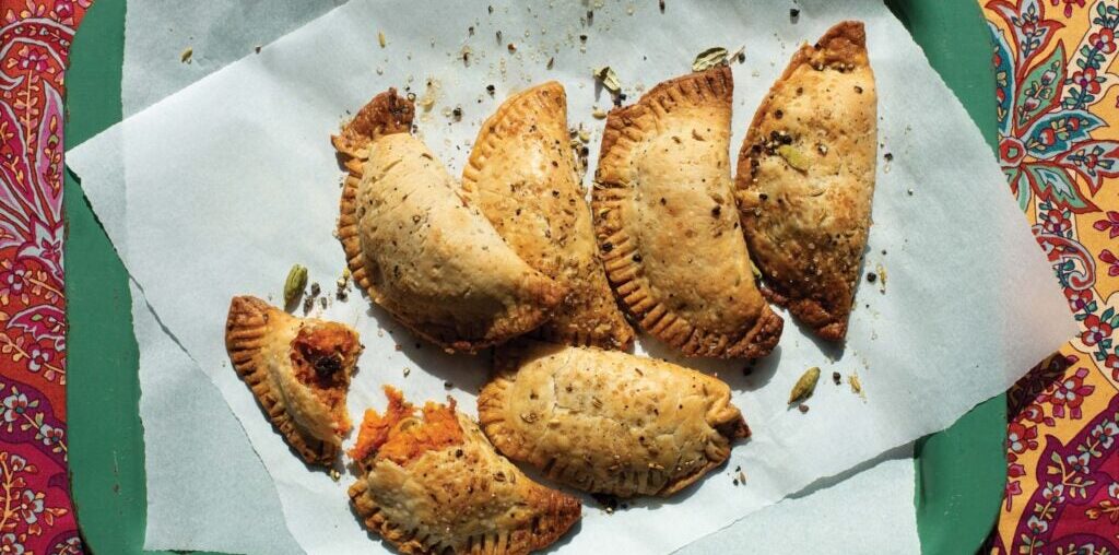 Sweet Potato Turnovers with Cardamom and Black Pepper Recipe