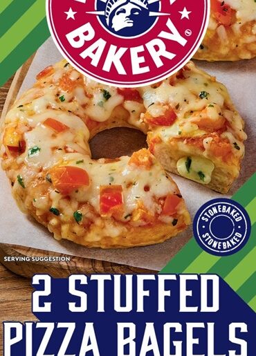 Food Brands Now & New York Bakery Launch Stuffed Pizza Bagels Into Tesco