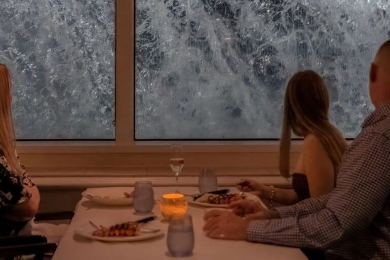 Marine Room Restaurant Lets You Dine as Ocean Waves Crash Against the Windows