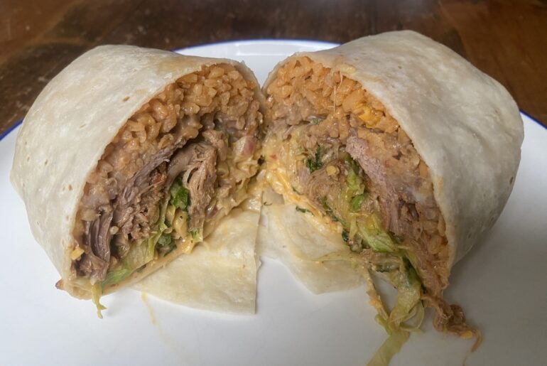 Best Budget Bites: $8.75 Burrito From Maya Cuisine