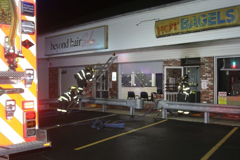 Fire damages Bergen County bagel shop