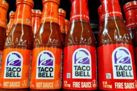 Who Makes Taco Bell's Bottled Hot Sauces Sold At Grocery Stores?