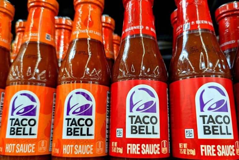 Who Makes Taco Bell's Bottled Hot Sauces Sold At Grocery Stores?