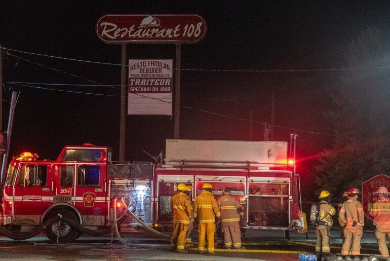 Fire breaks out at Restaurant 108 in Cookshire-Eaton overnight