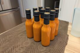 It ain't much, but I just bottled my first hot sauce