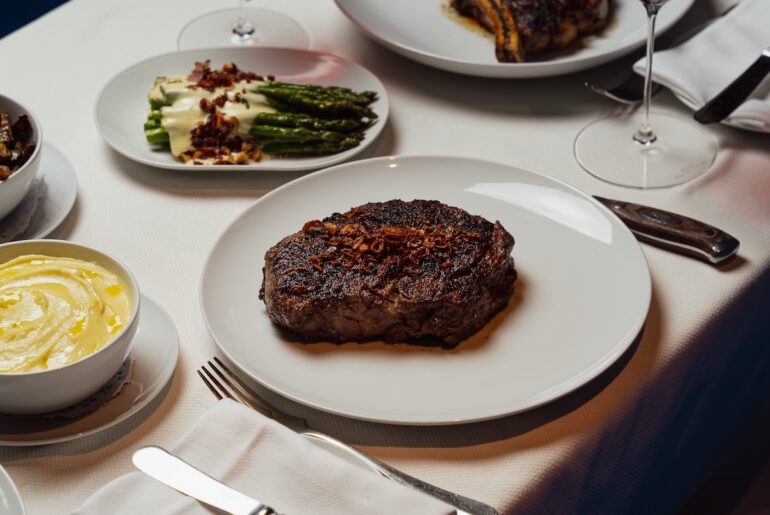 Naturally Delmonico’s serves some of the best steak in town.
