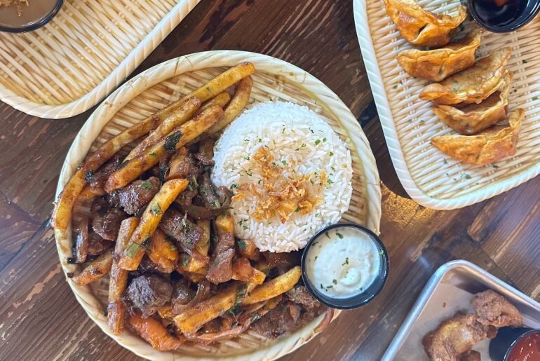 Vietnamese and Mexican fusion dishes at Cris & John.