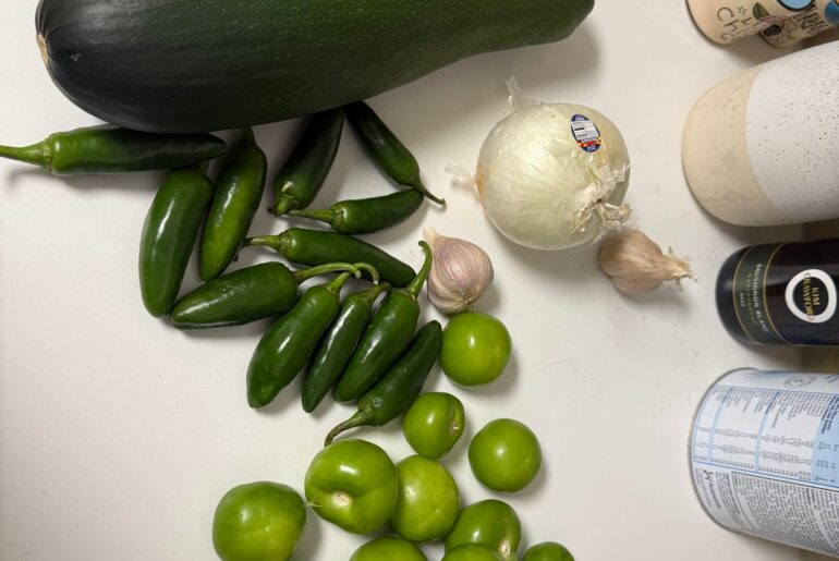 Salsa falsa/guacamole falso