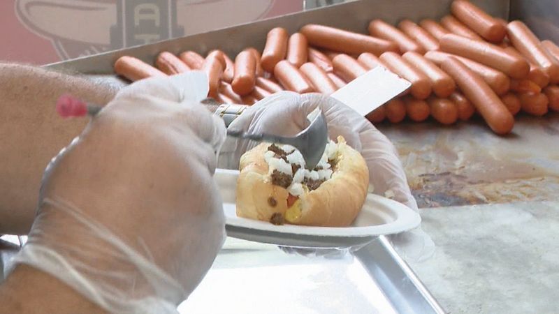 Original New York System hot wiener. (WJAR)